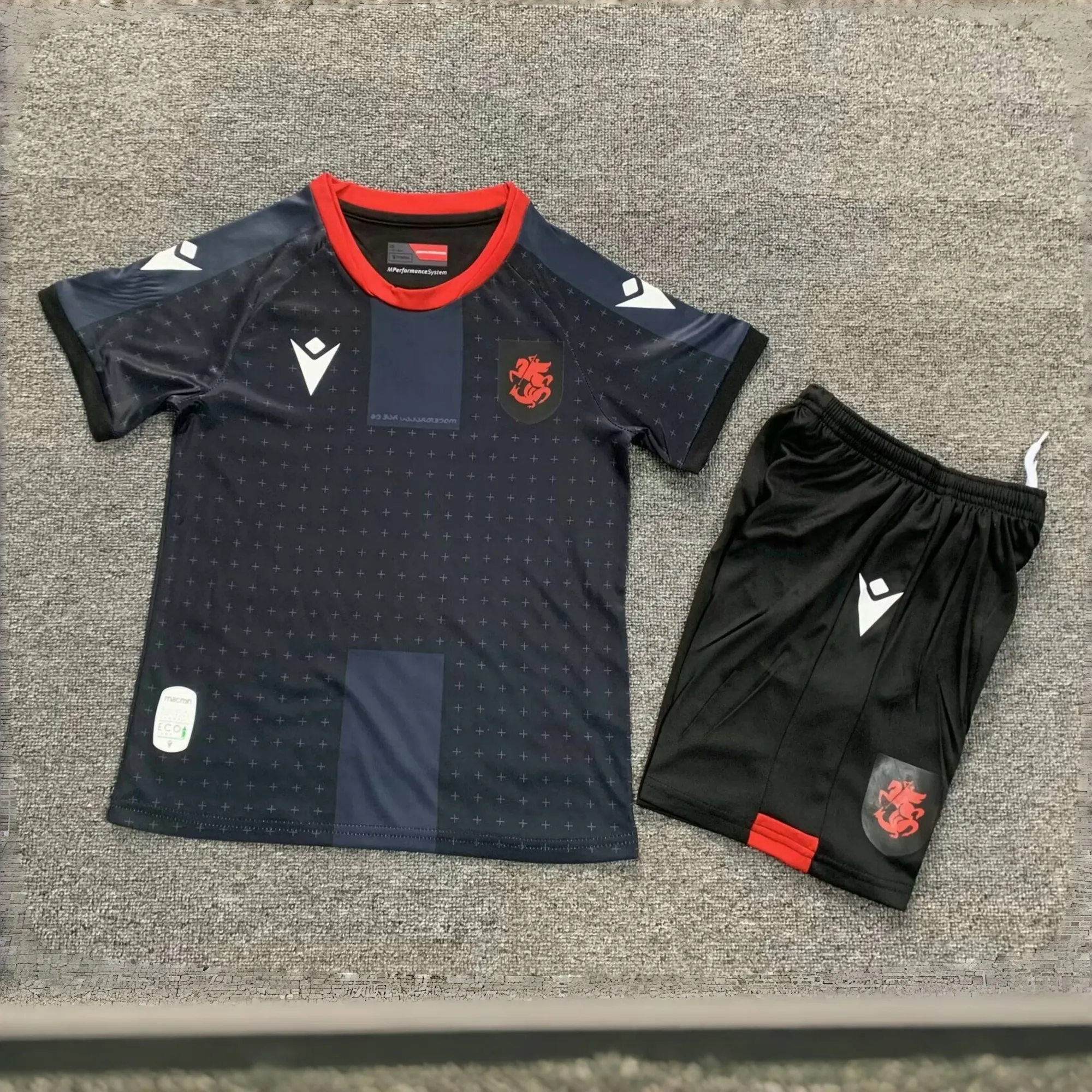 2024 Georgia Away Kid Kits UEFA Euro Youth Apparels Football AAAAJersey Supplier 2