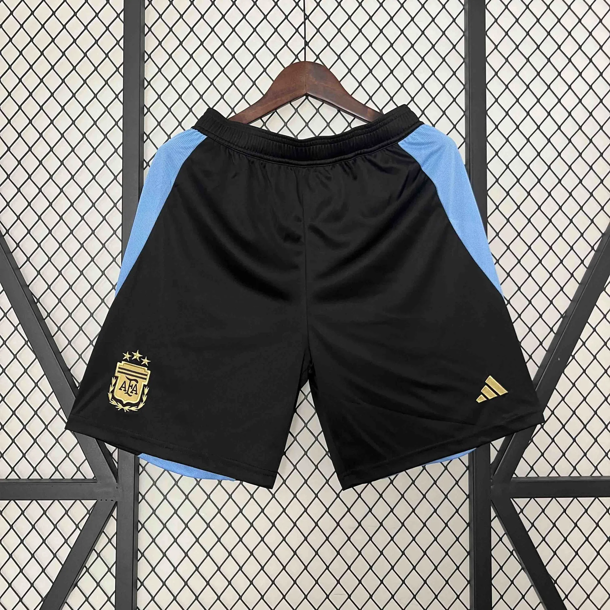2024 Argentina Black Shorts Football Uniform AAAAJerseys Dropshipping Yupoo 2