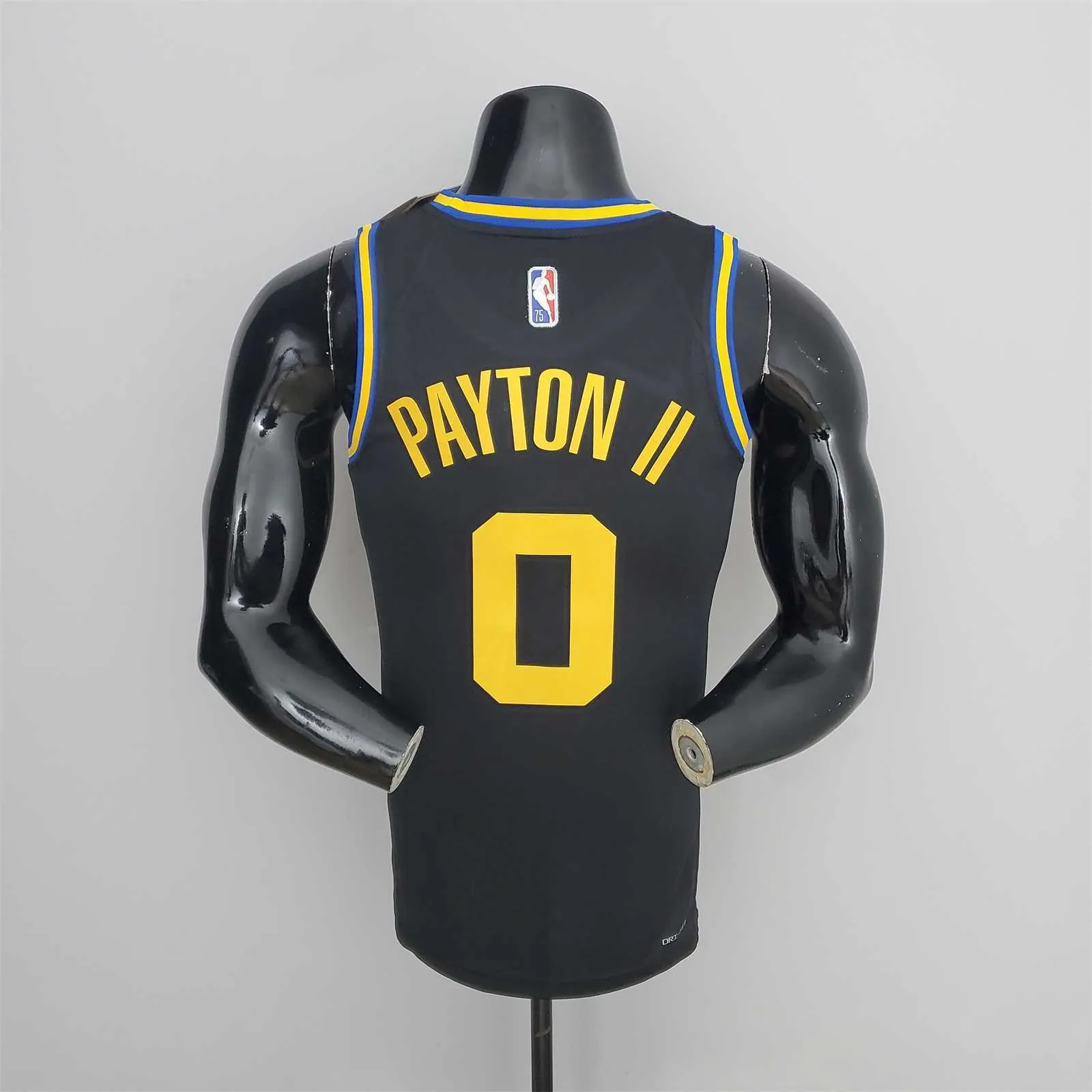 2022 Season Payton II#0 Warriors City Edition Black NBA Jersey 6