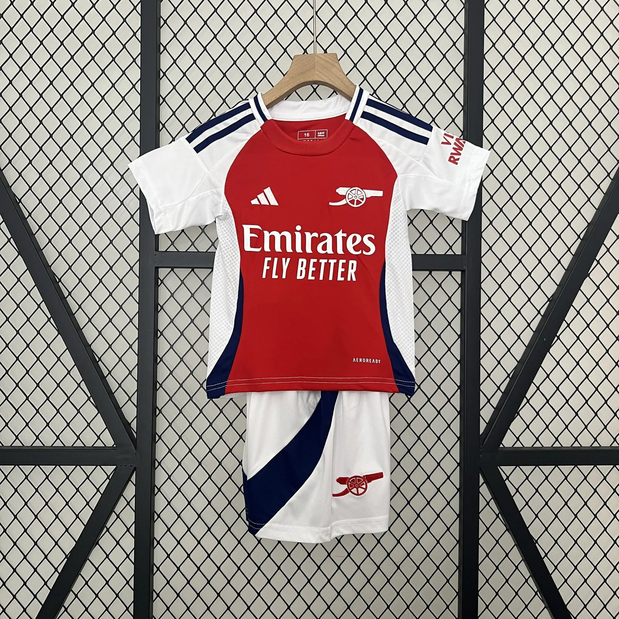 24-25 Arsenal Home Kid Kits Youth Apparels AAAAJersey Supplier Yupoo 9