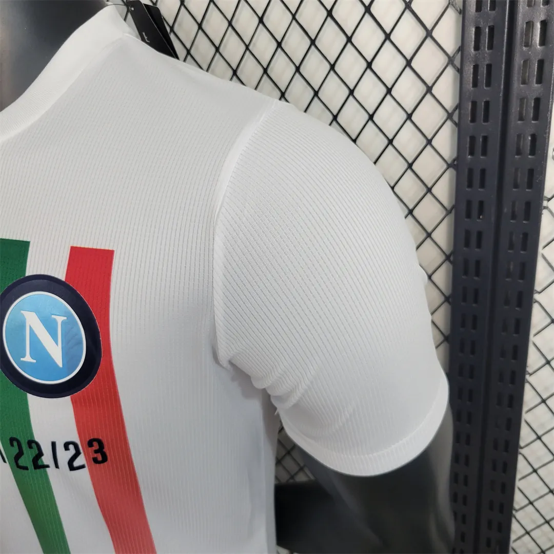 23-24 Napoli White Champions Player Version 3