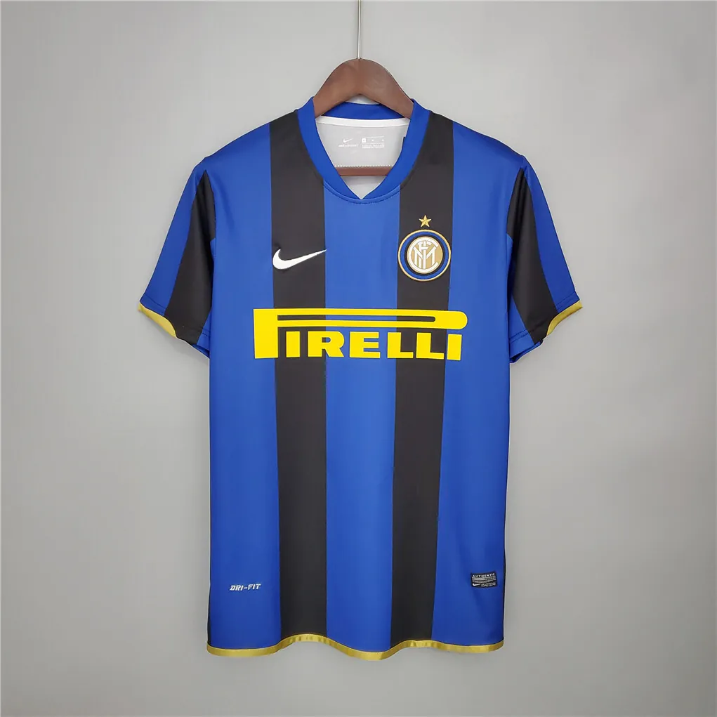 08-09 Inter Milan UCL home with patch and fonts 9