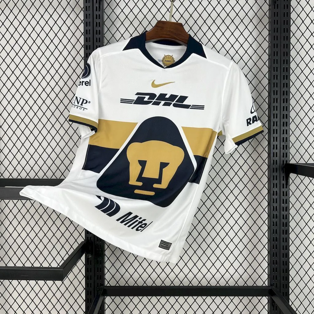 25-26 Pumas Home Kit Soccer T-Shirt AAAAJersey Yupoo 7