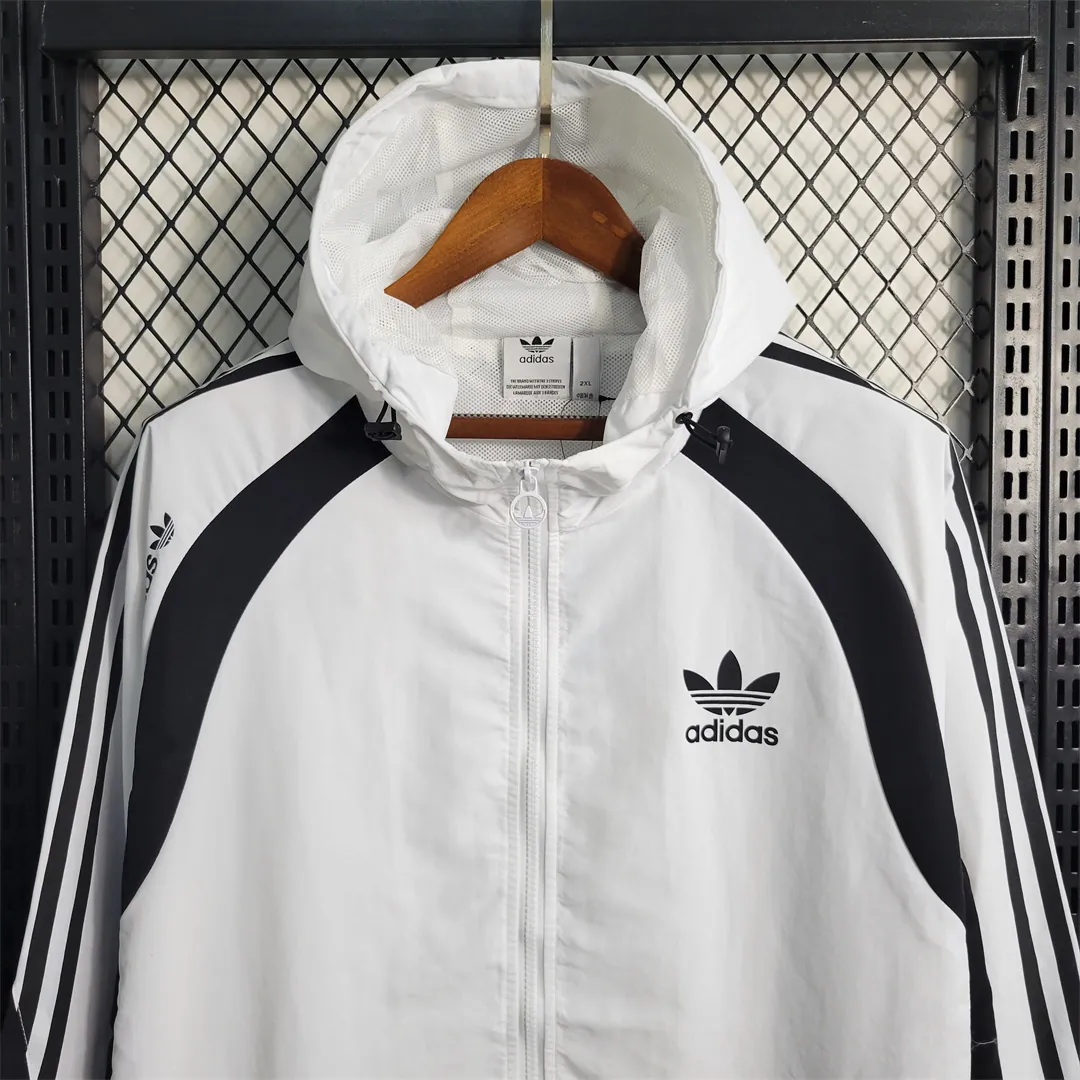 Windbreaker Adidas White 4