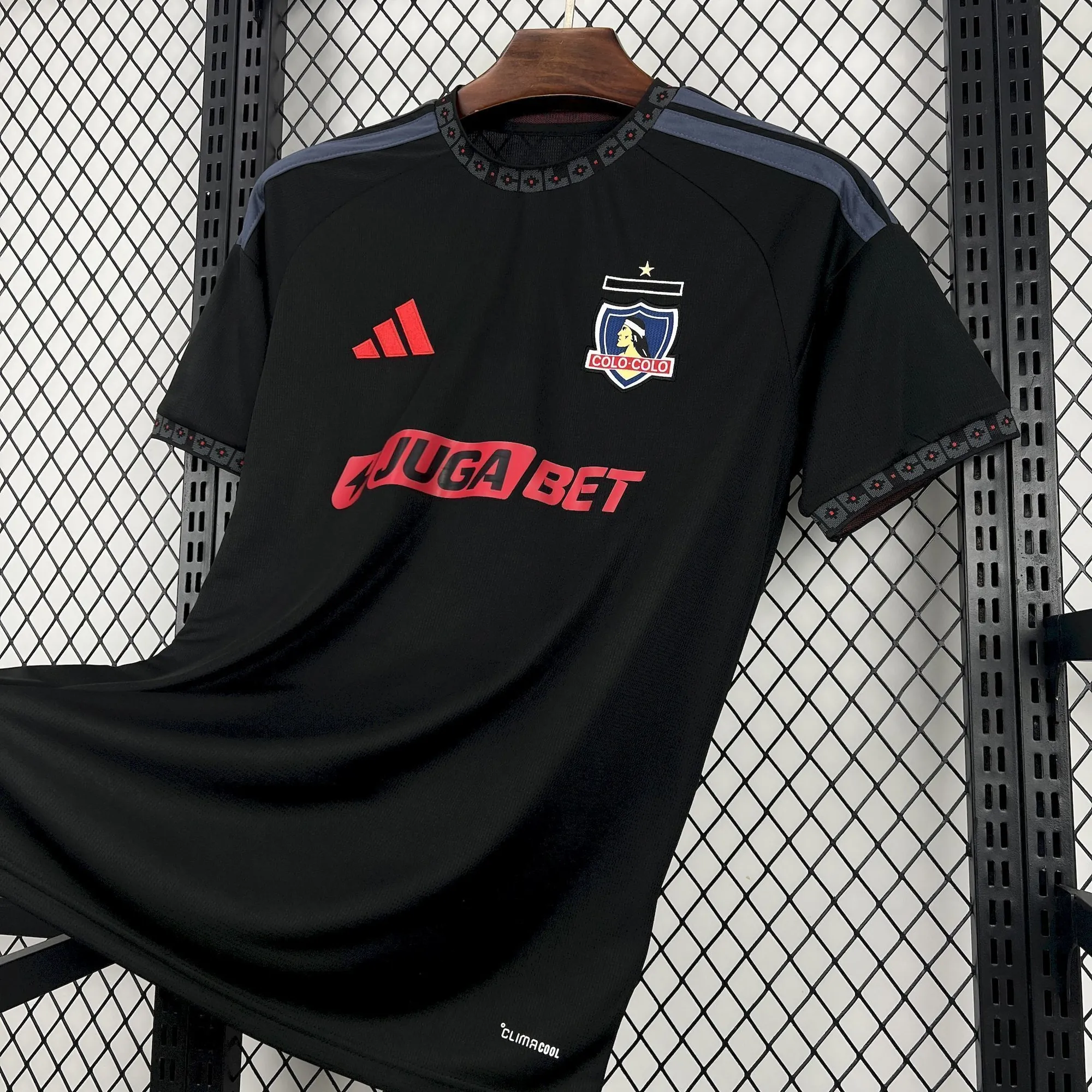 26-27 Colo Colo Mens Away Kit Soccer Black T-Shirt AAAAJersey Dropship Yupoo 4