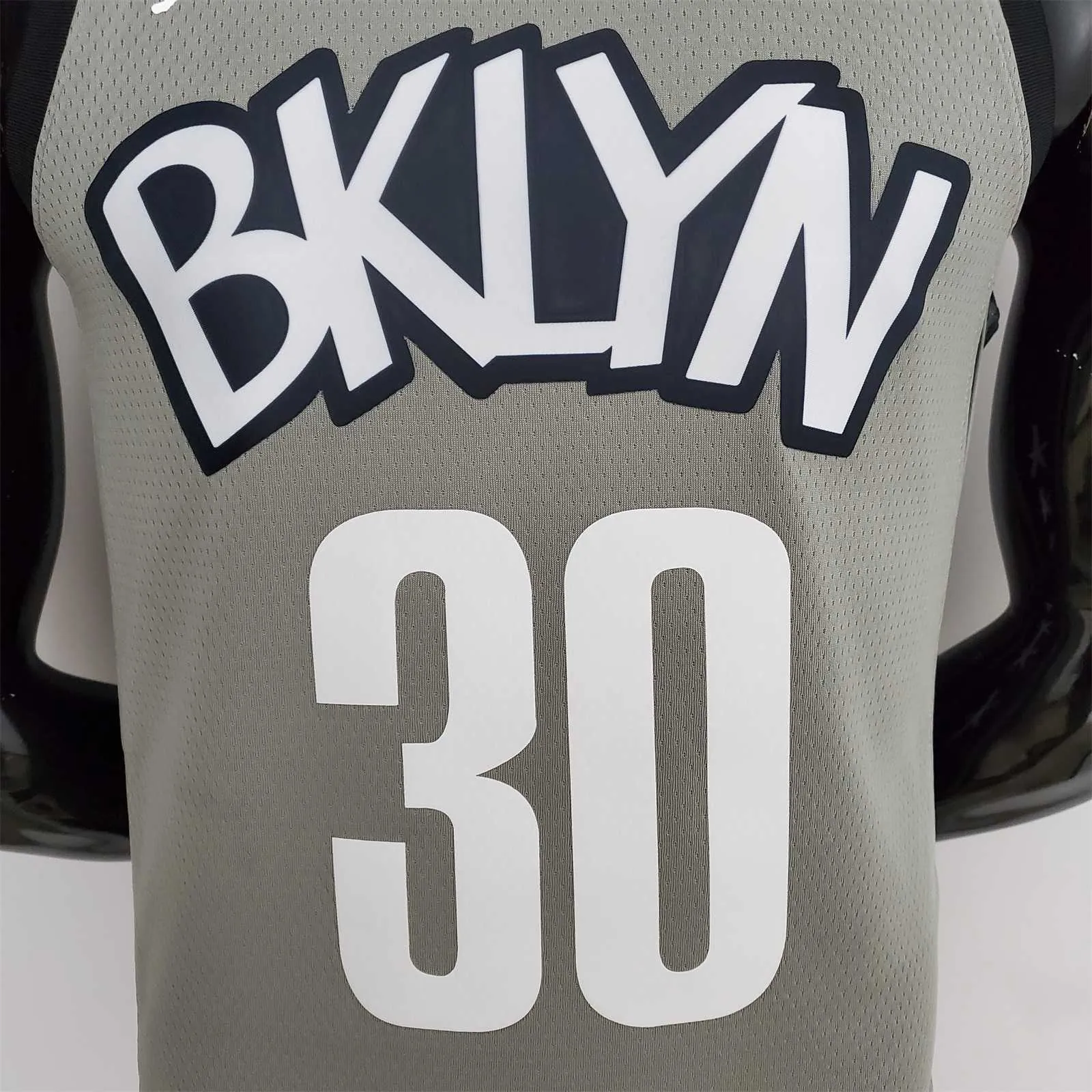 Nets Curry #30 Flyer Grey NBA Jersey 5