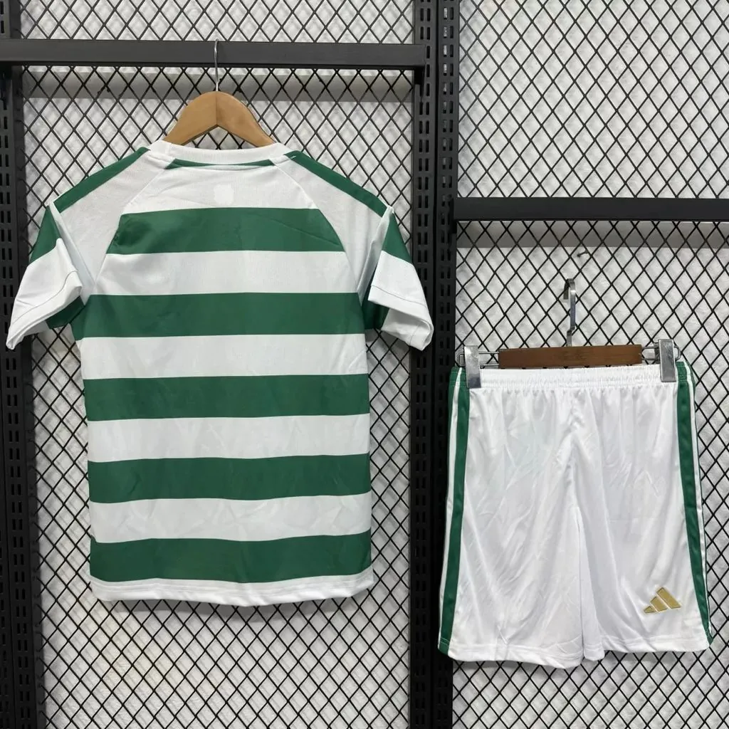 26-27 Celtic Home Kid Kits Youth Football Apparels AAAAJersey Supply Yupoo 4 4