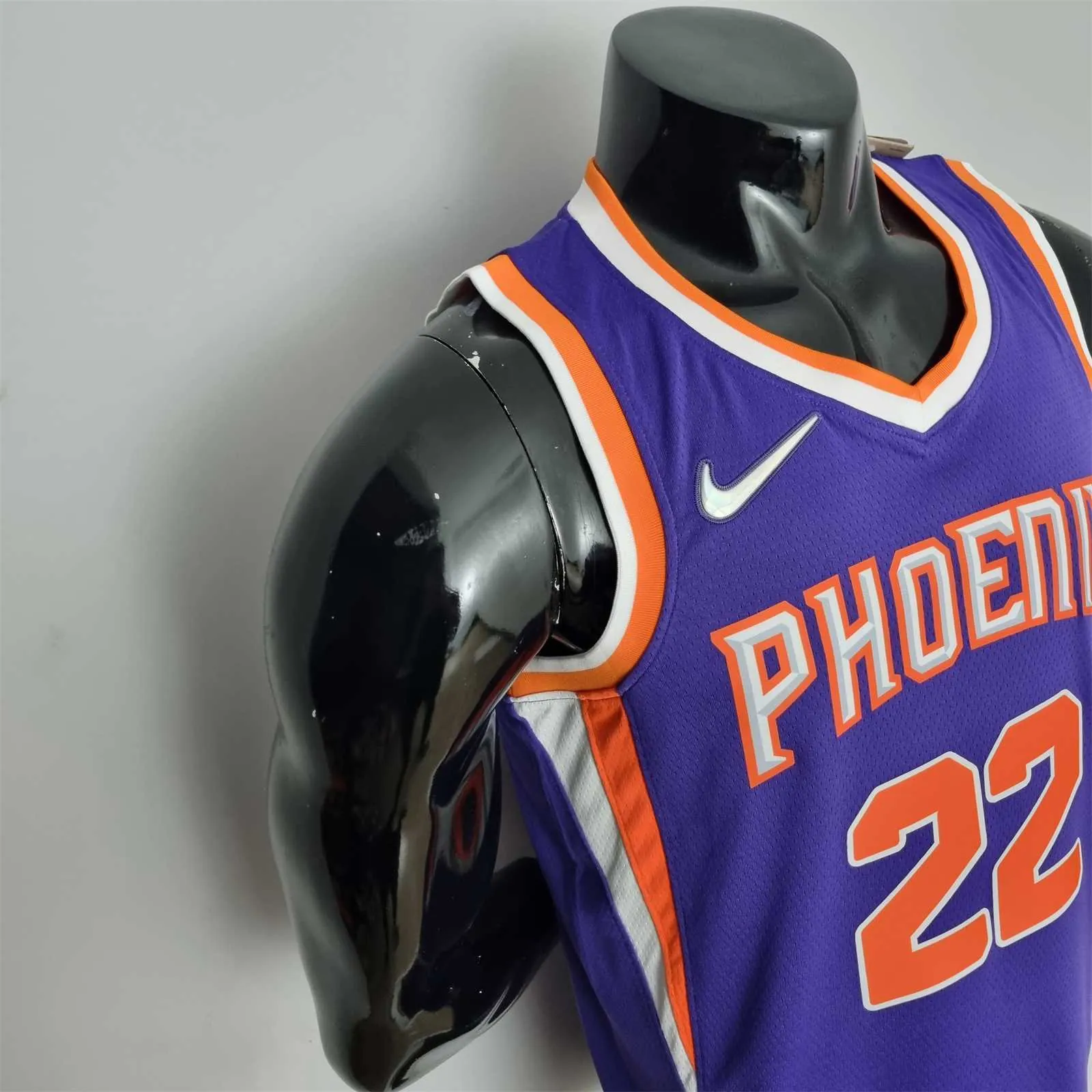 75th Anniversary Ayton #22 Phoenix Suns Purple NBA Jersey 7
