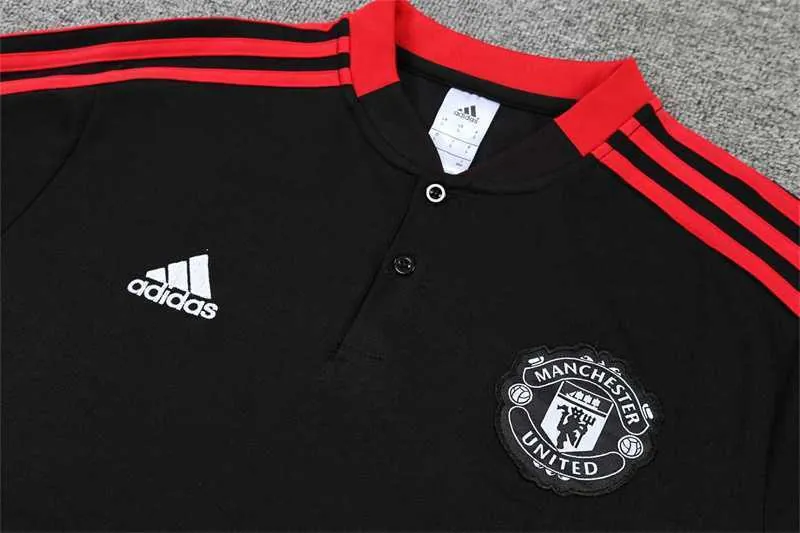 Manchester United Polo black red-three sides 5