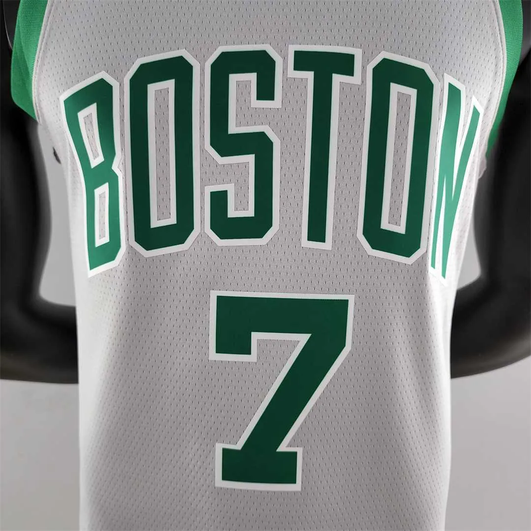 BROWN#7 Boston Celtics Grey NBA Jersey 1