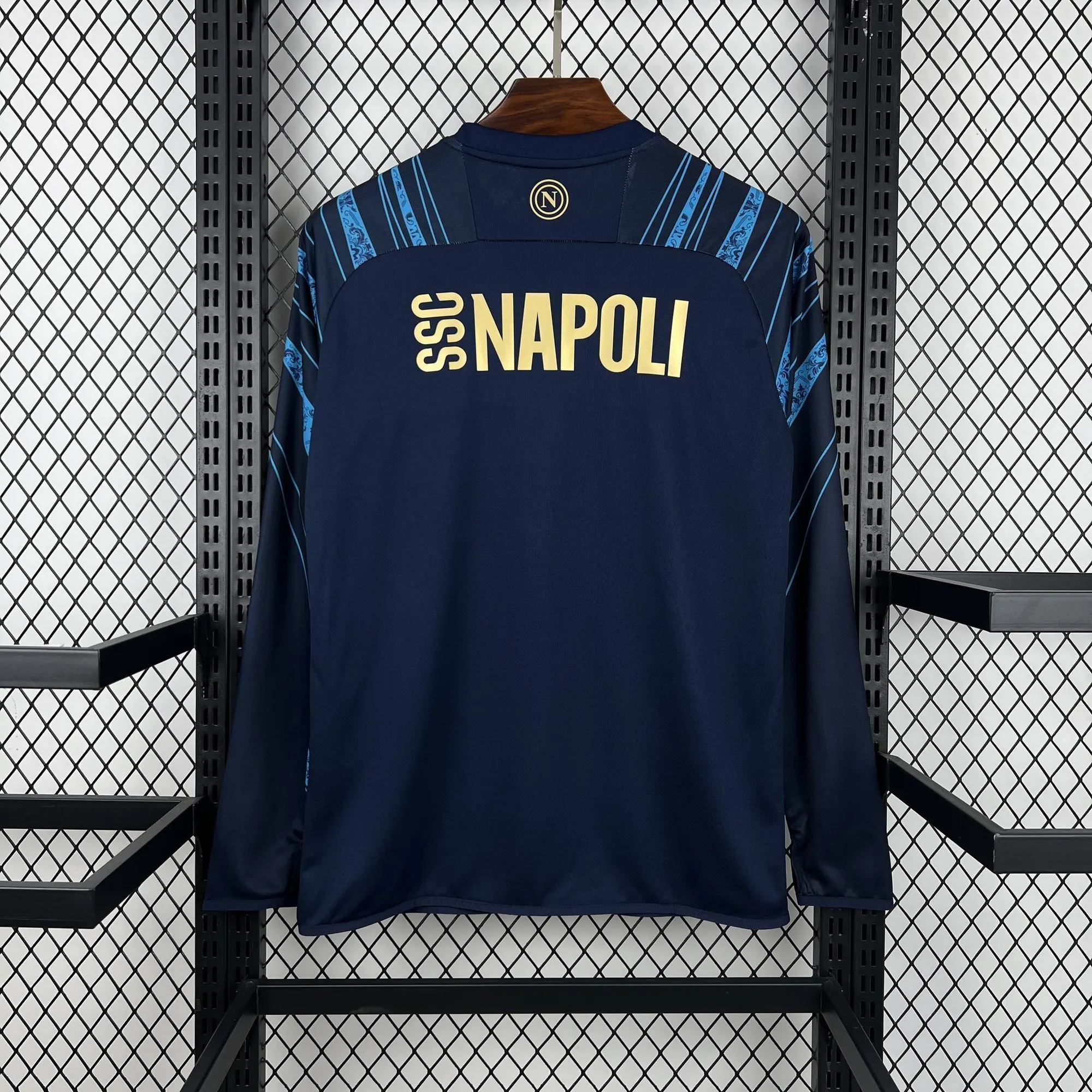 26-27 Napoli Pre-match Kit Soccer Long Sleeve T-Shirt AAAAJersey Supply Yupoo 2