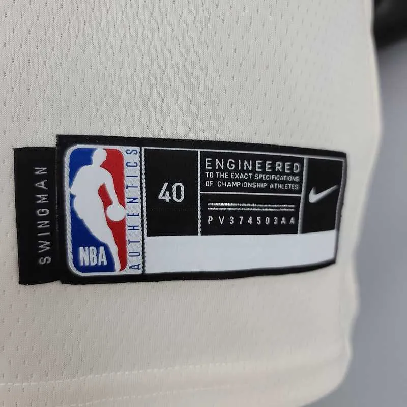 Antetokounmpo#34 Bucks Striped Off-White 5