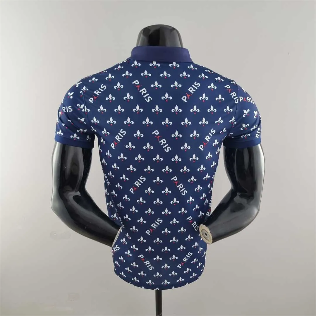 PSG Polo Jordan co branded blue 6