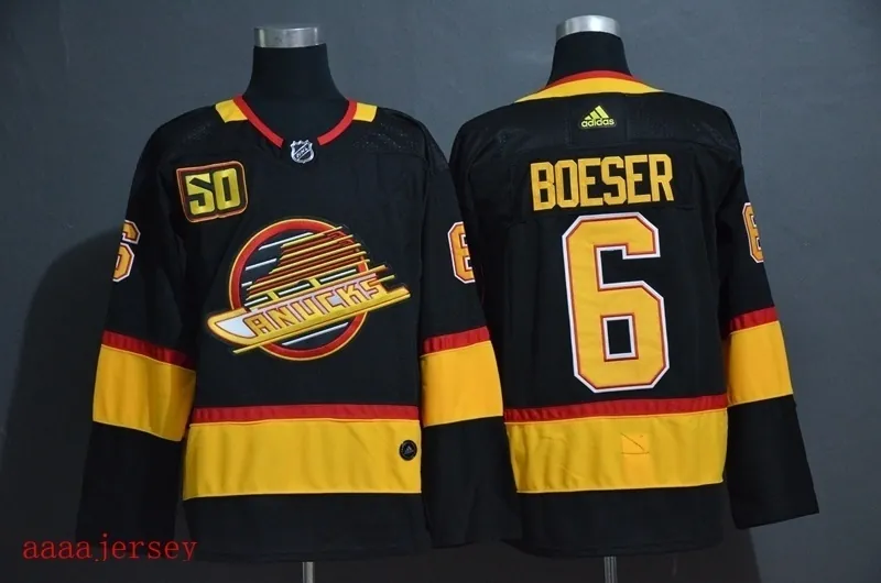Vancouver Canucks ice hockey jersey M-3XL 温哥华加人队冰球服 4