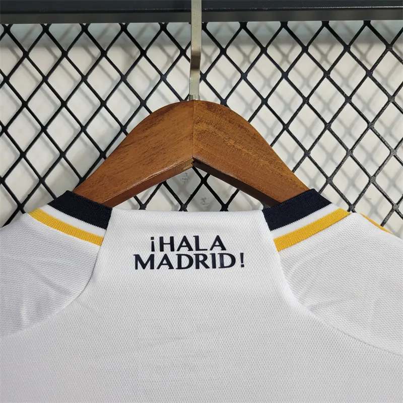 23-24 Real Madrid Home Long Sleeve Size S-XXL 6
