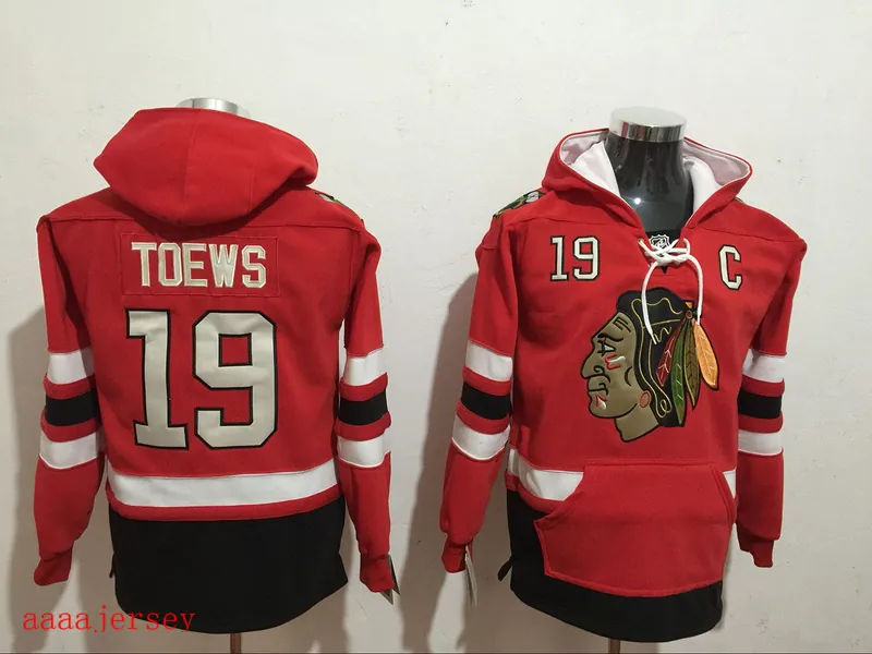 Chicago Blackhawks hoodie ice hockey jersey M-3XL 芝加哥黑鹰队带帽衫冰球服 3