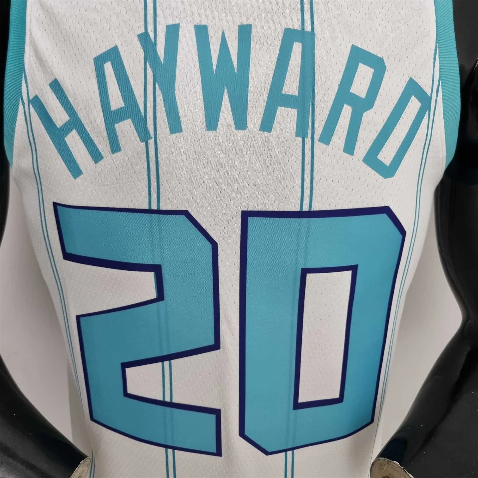 75th Anniversary Hayward #20 Charlotte Hornets White NBA Jersey 1