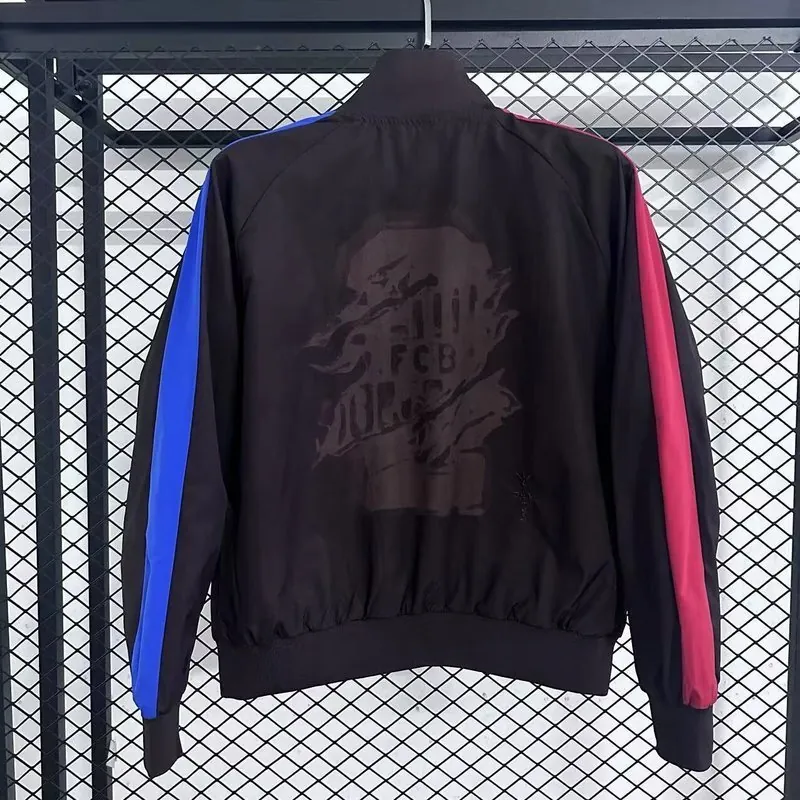 25-26 Barcelona Travis Scott Co branded Windbreaker Jacket AAAAJersey Supply Yupoo 1