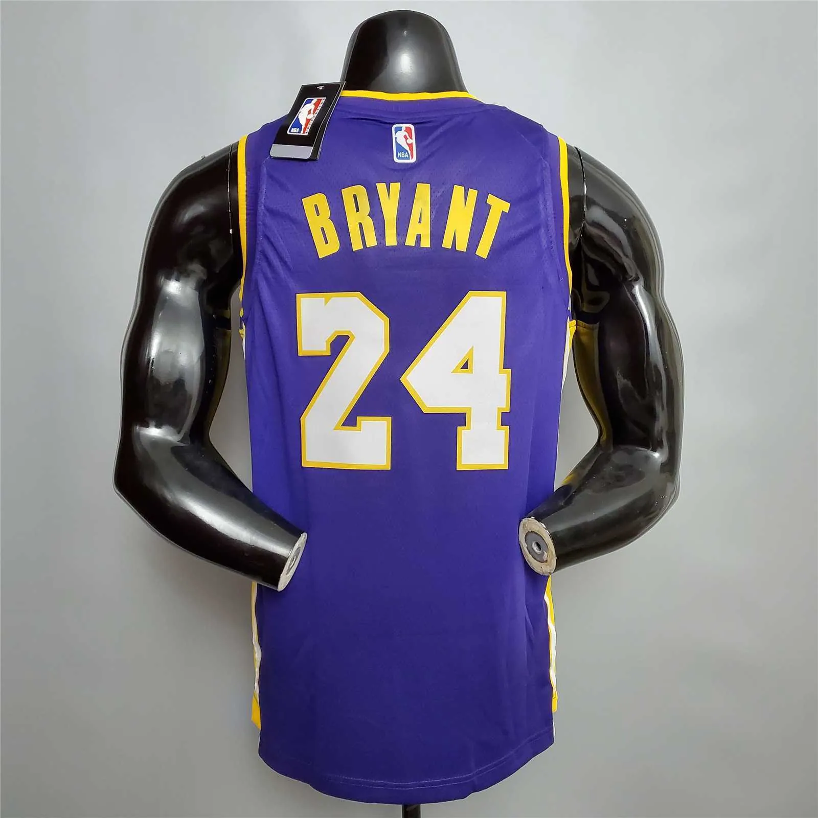 Bryant #24 Lakers purple yellow 4