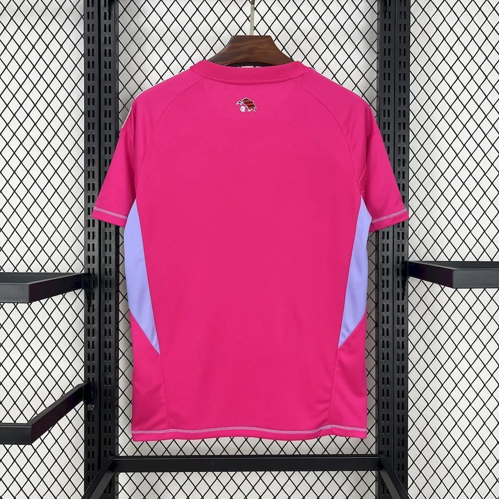 25-26 Flamengo Goalkeeper Pink Shirt Football Uniform AAAAJersey Dropship Yupoo 2