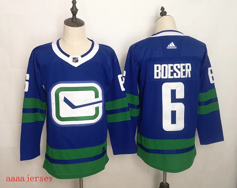 Vancouver Canucks ice hockey jersey M-3XL 温哥华加人队冰球服 4