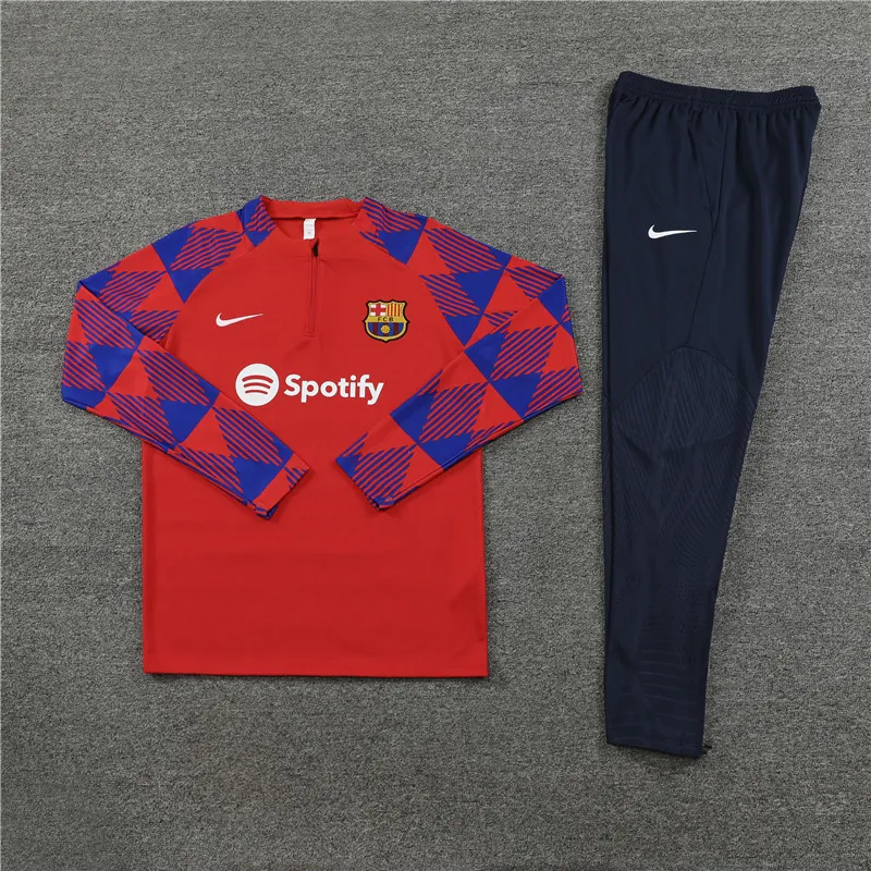 23-24 Barcelona Long Sleeve Training Suit Yupoo 2