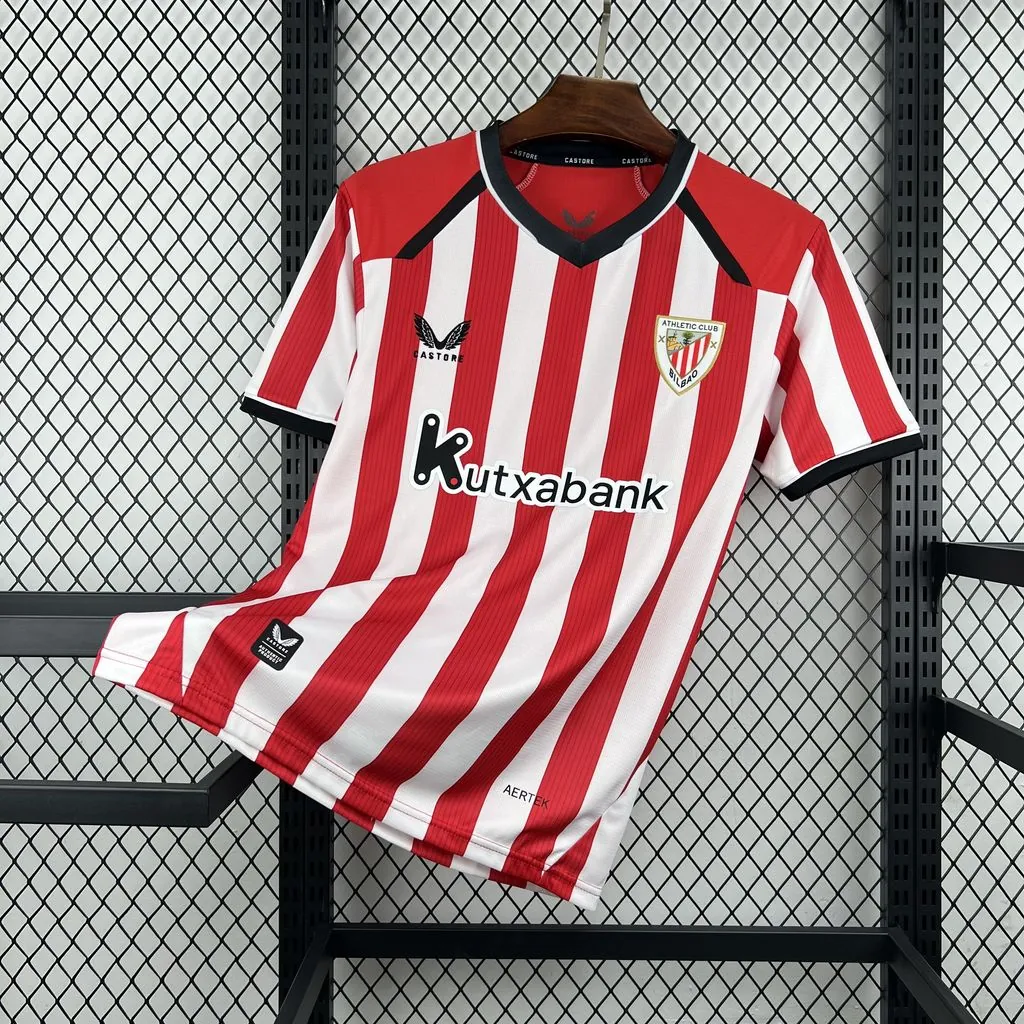 26-27 Athletic Bilbao Mens Home Kit Football T-Shirt AAAAJersey Supply Yupoo 7 5