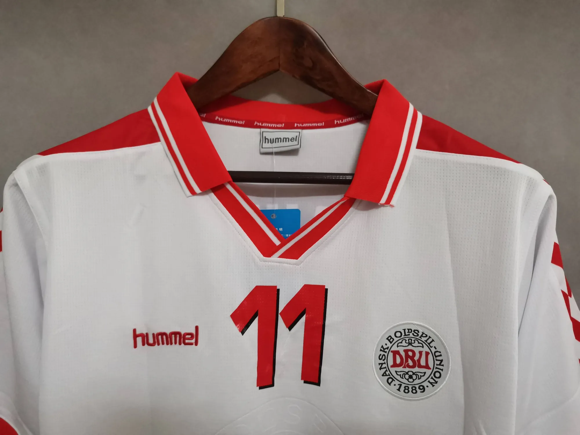 1998 Denmark away white 2