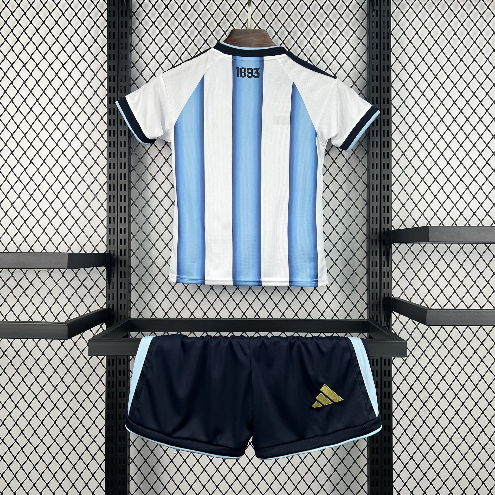 2026 World Cup Argentina Home Kids Kit Football Youth Apparels AAAAJersey Supply Yupoo 5 3