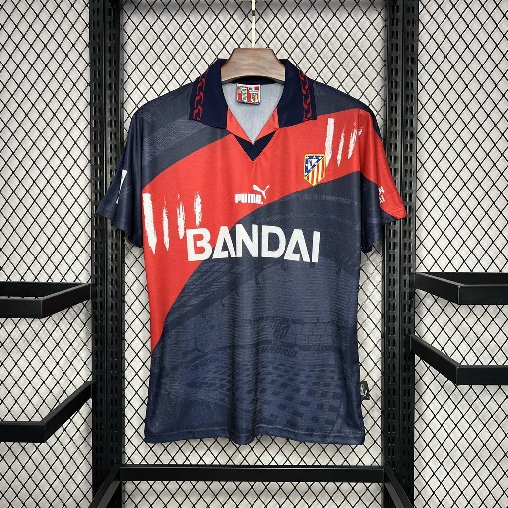 96-97 Atletico Madrid Away Retro Kit Vintage Shirt Sport AAAAJersey Yupoo 7