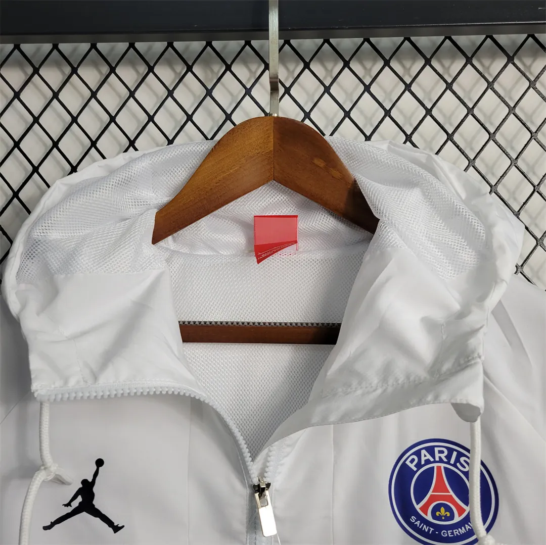 22-23 PSG Windbreaker White 2