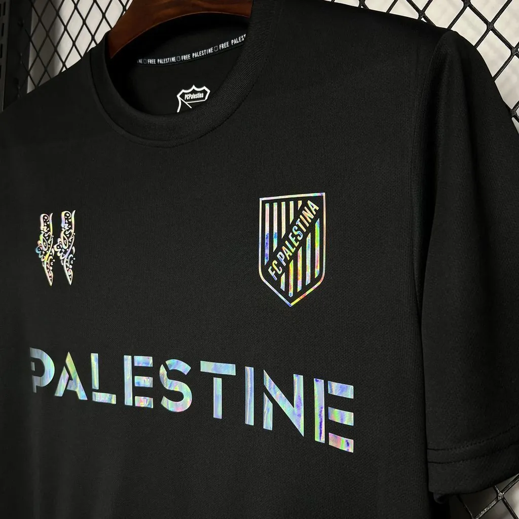 2024 Palestina Black Special Edition Kit Soccer Apparels Sport AAAAJersey Yupoo 2