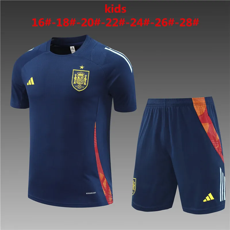 2024 Spain Kids Training Soccer Jerseys Football Shirts 1