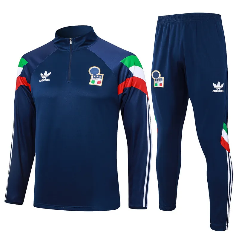 2024 Italy Long Sleeve Football Shirts Training Suit 3