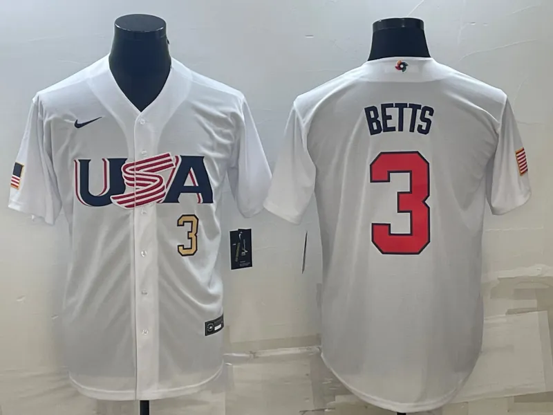 USA 2023 World Cup Baseball Jerseys 55