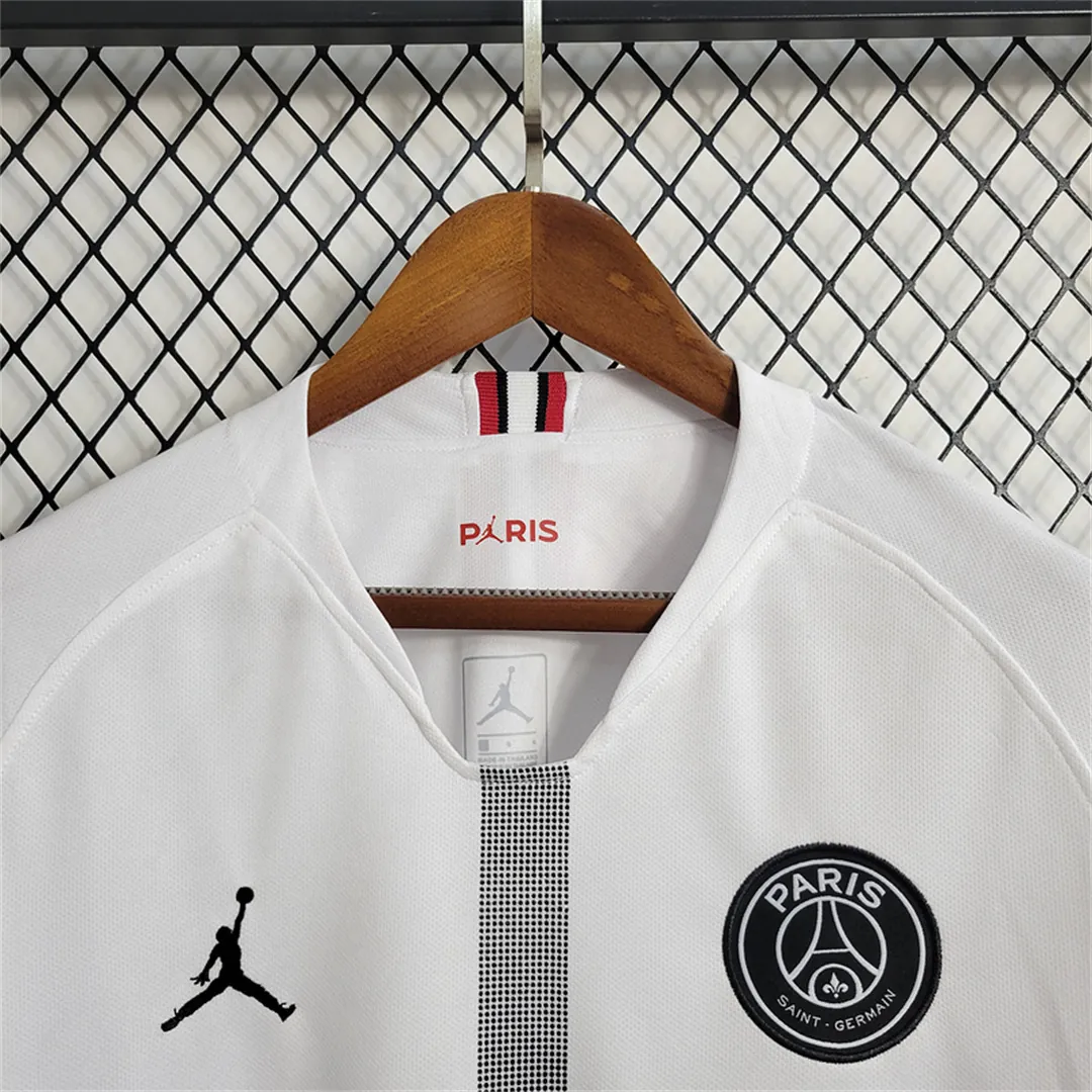 18-19 PSG White Champions League Long sleeve 5