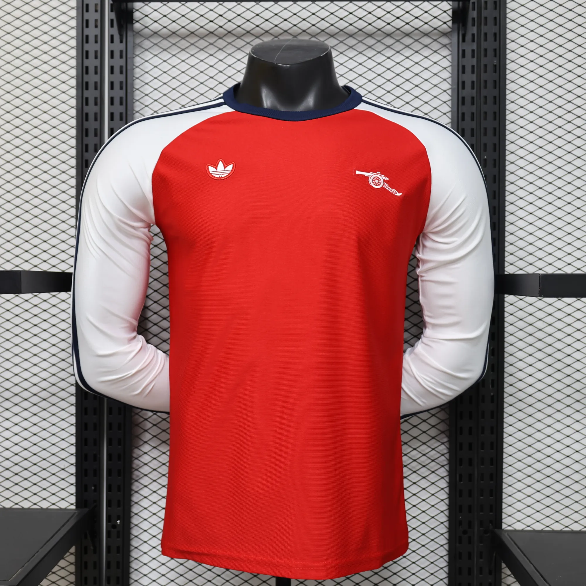 26-27 Arsenal Casual Retro Style Football Red Long Sleeve Shirt AAAAJersey Supply Yupoo 6