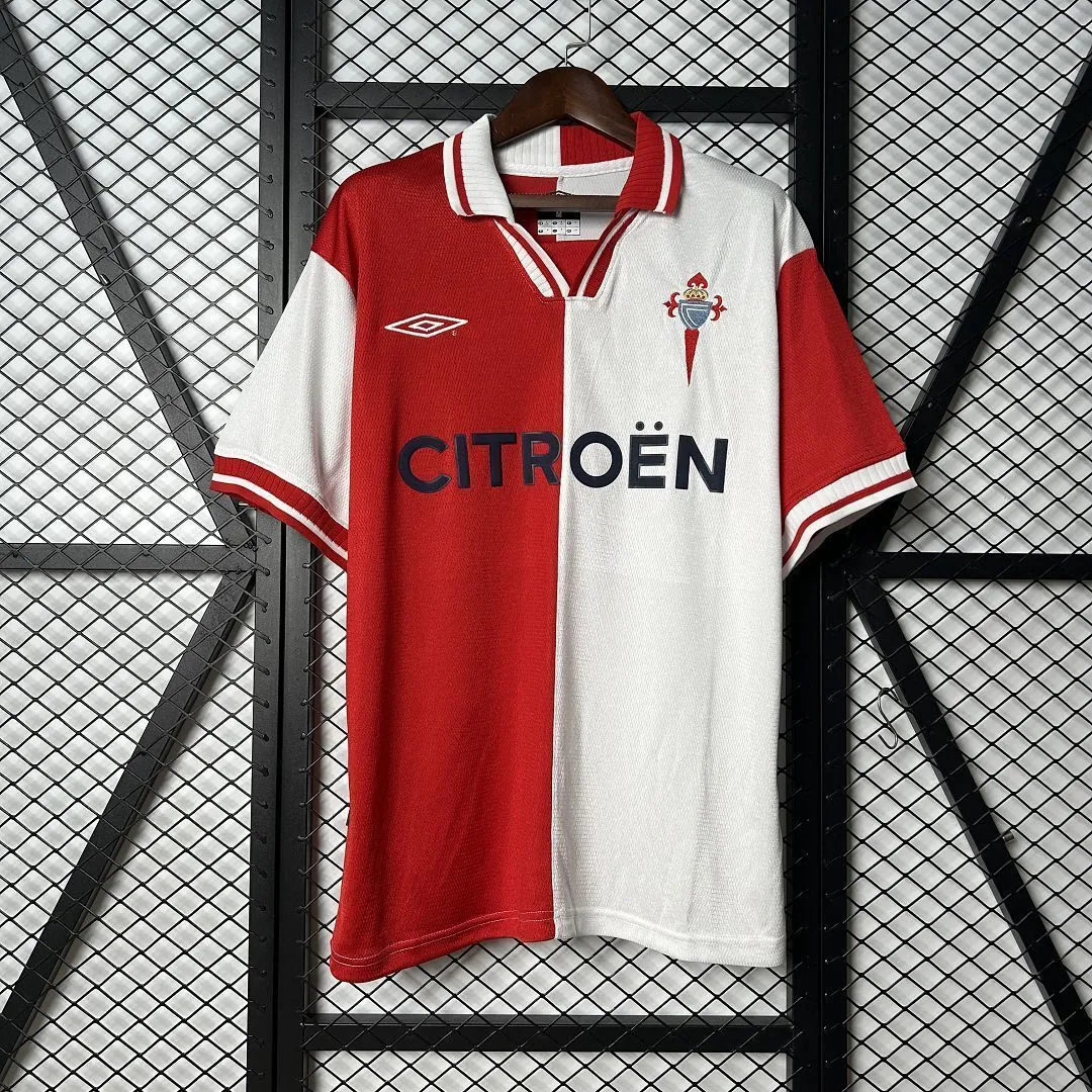 01-02 Celta Away Retro Kit Vintage Shirt AAAAJersey Wholesale Yupoo 8