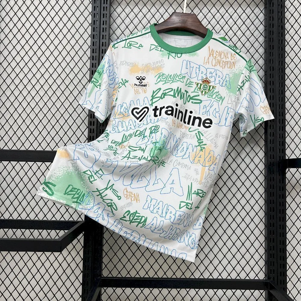 25-26 Real Betis Special Edition Kit Football Pre-Match T-Shirt AAAAJersey Supply Yupoo 6