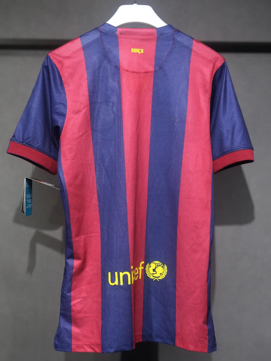 14-15 Barcelona Home Retro Kit Vintage Player Version Sino Shirt AAAAJersey Dropship Yupoo 6