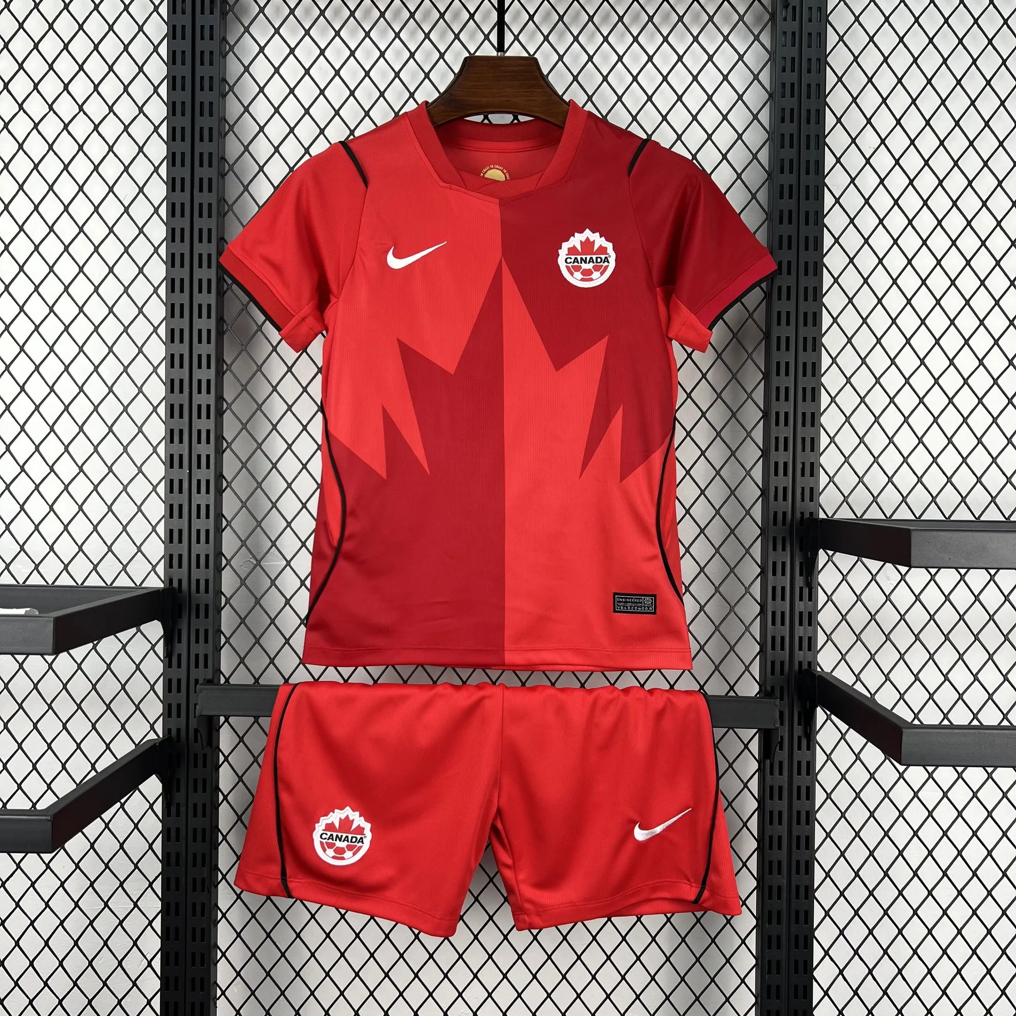 2026 World Cup Canada Home Kids Kit Football Youth Apparels AAAAJersey Supply Yupoo 6 4