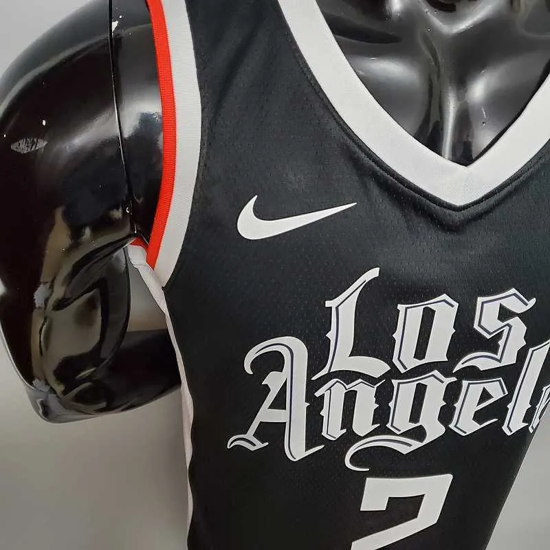 New LEONAR0#2 Los Angeles Clippers Black 1