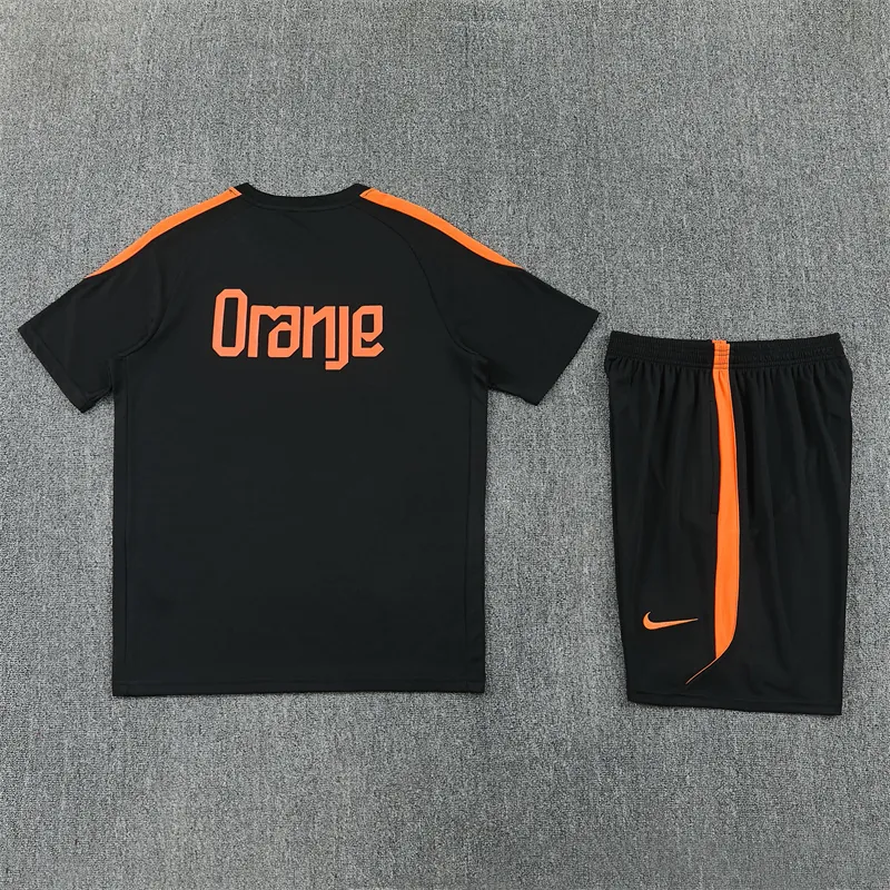 2026 Netherlands Mens Kit Black Aldult Training Suit Yupoo 5 3