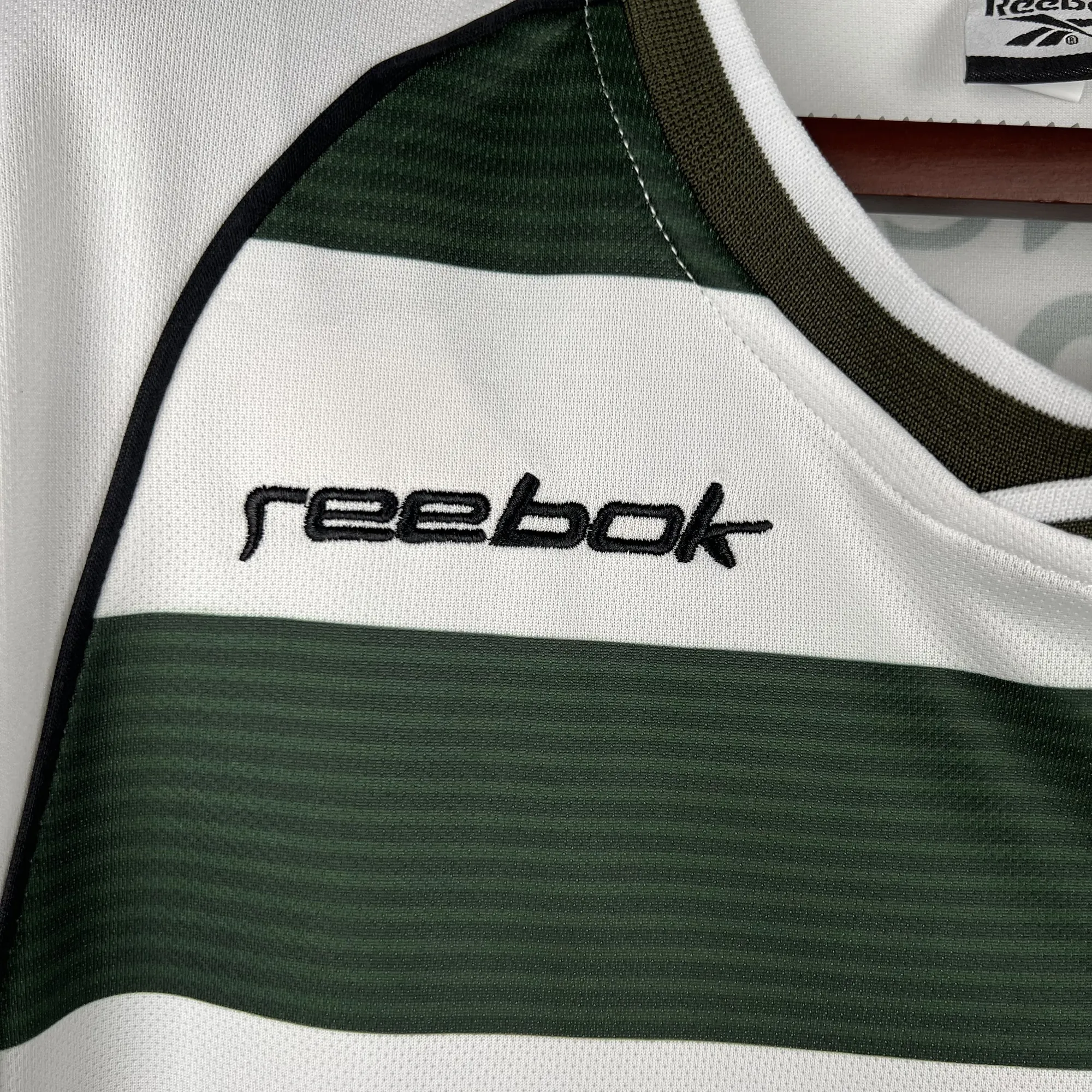 01-03 Sporting Lisbon Home Retro Kit Long Sleeve Vintage Shirt Soccer Jerseys Yupoo 3