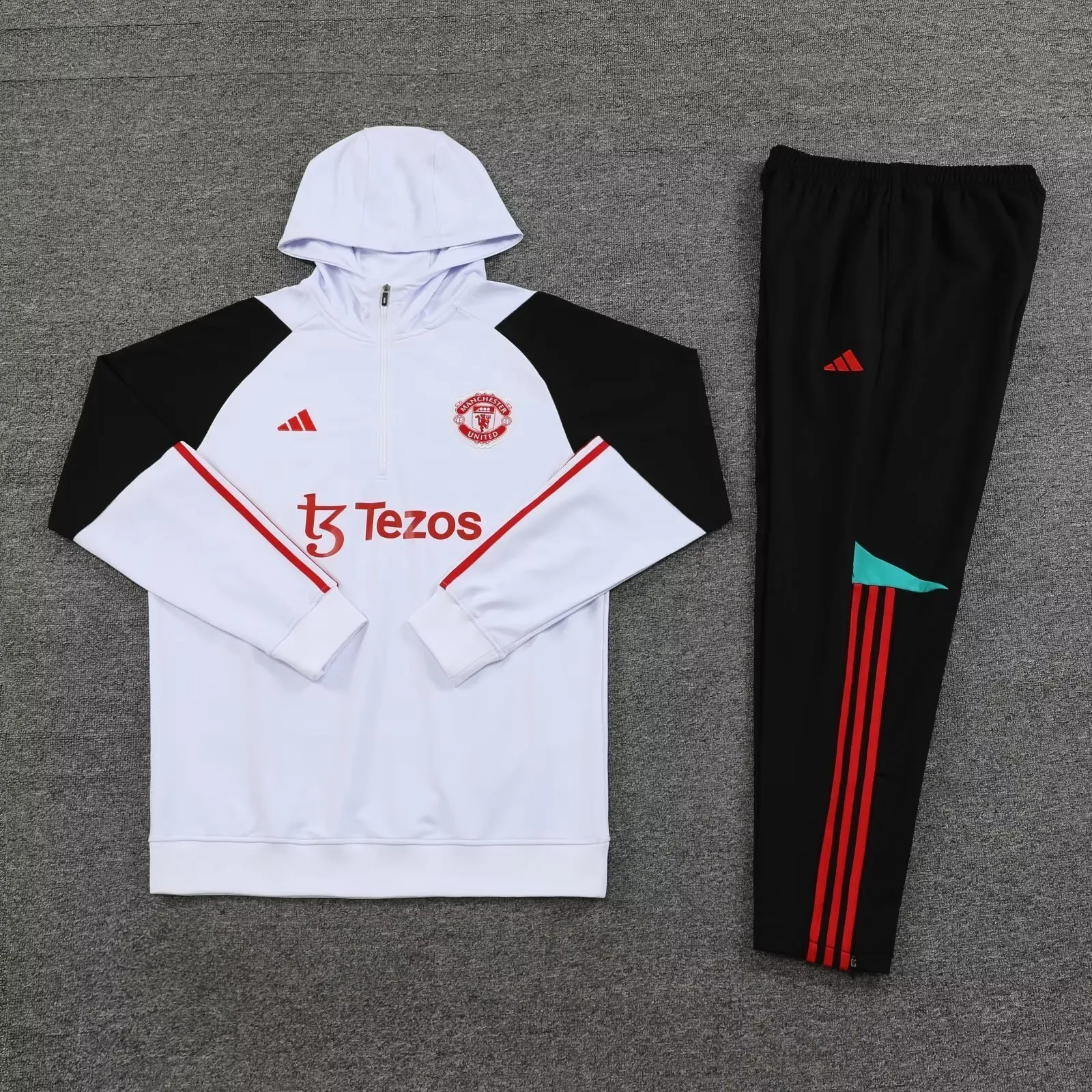 23-24 Manchester United Hoodie Long Sleeve Training Suit Yupoo 1