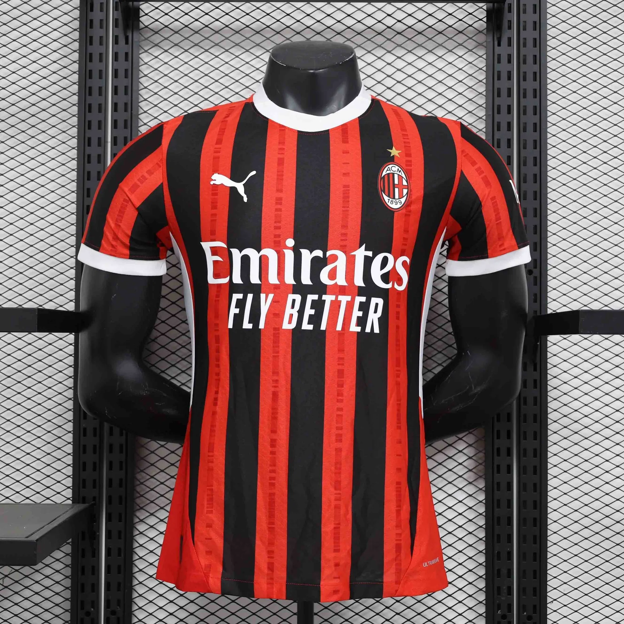 24-25 AC Milan Home Kit Player Version Shirt Football AAAAJersey Supplier 7