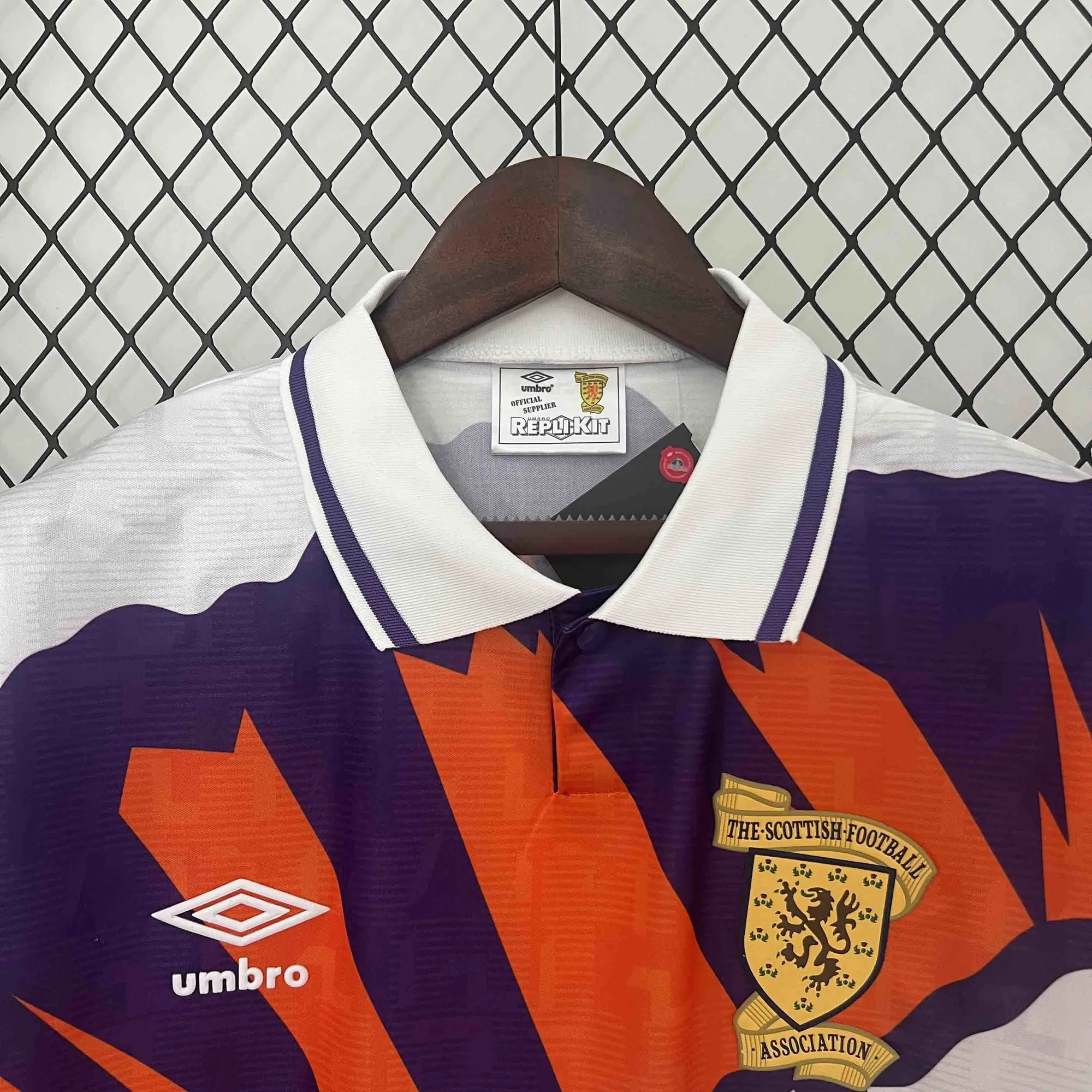 91-93 Scotland Away Retro Kit Soccer Uniform AAAAJerseys Dropshipping Yupoo 5