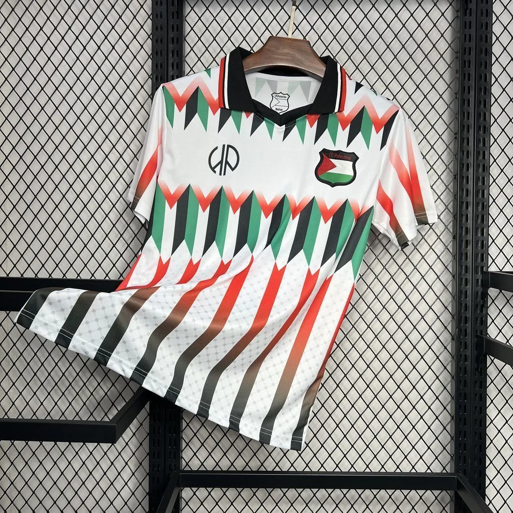2024 CD Palestina x Hypepeace White Kit Soccer Uniforms Football AAAAJersey Yupoo 4