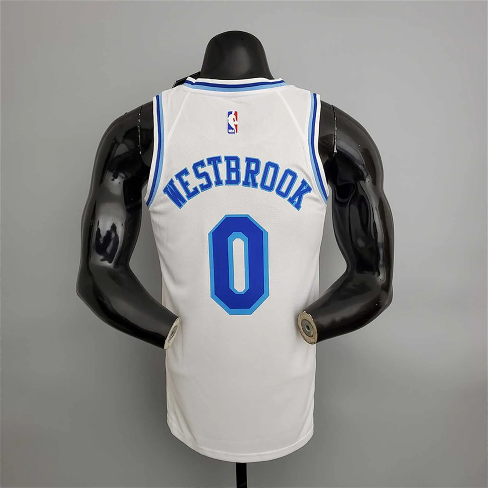Lakers Westbrook#0 Latin Night (High Head) White 7