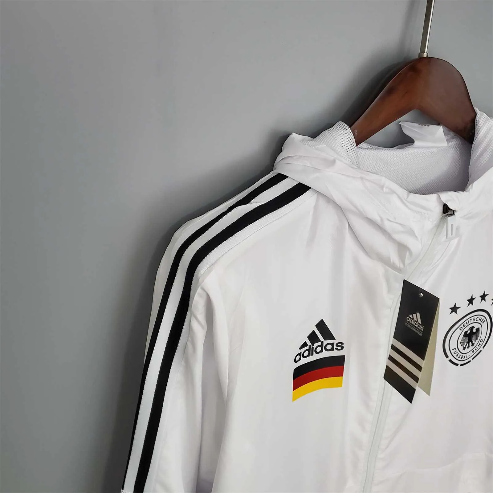 2021 Germany White Windbreaker 3